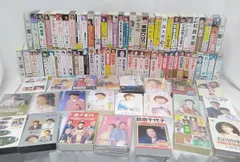 演歌、カセットテープ(大量まとめ売り)89個、中古、長期保管、傷、汚れあり P651