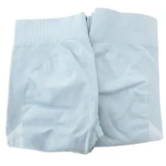 アシックス asics 2点セット NAGINO FLEX SEAMLESS TIGHT タイツ レギンスパンツ L イージー ロゴ 水色 ライトブルー 2032C728 /AEのサムネイル