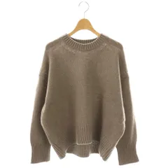 ギャルリーヴィー GALERIE VIE トゥモローランド ファインウール クルーネックプルオーバー ニット セーター 長袖 S グレー /HK ■OS