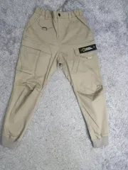 ナショナルジオグラフィック カーゴ ズボン ジョガー パンツ ベージュ 28 30
