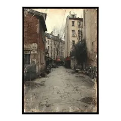 【B4サイズ（約25x36cm）】【lm-poster-1253】【フレーム付き】地中海 ポスター 南欧風 海 青い街並み アートプリント インテリア 壁掛け 北欧 リゾート風 リビング 玄関 寝室 カフェ インテリア