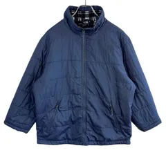 ノースフェイスTheNorthFaceフリースライナーダウンジャケットパファージャケット中綿ジャケット厚手ヘビー裏地チェックロゴ刺繍ネイビー紺Y2Kレトロアウトドアキャンプゴープコアゆるダボアメカジvintageヴィンテージ51110