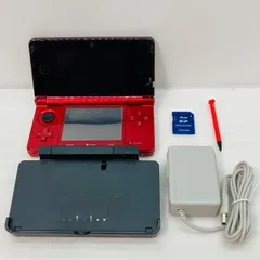 【すぐ遊べる】【動作確認済み】3DSハード ニンテンドー 3DS 本体 CTR-001 メタリックレッド 赤 BR5