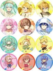 【中古】バッジ・ピンズ 全12種セット 「初音ミク×レジャフェス きらきら缶バッジコレクション」