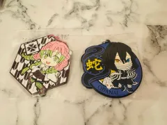 未開封) 鬼滅の刃 ラバー ストラップ (甘露寺 蜜璃/伊黒 小芭内)