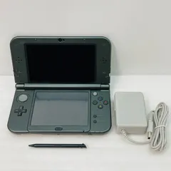 【動作確認済み】3DSハード Newニンテンドー 3DS LL 本体 RED-001 メタリックブラック 黒 BR16