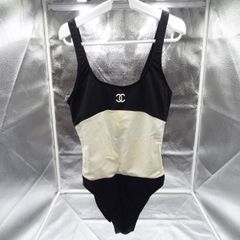 レア❗️CHANEL ワンピース水着 正規品 黒 サイズ 40 ヴィンテージ