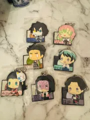 未開封) 鬼滅の刃 ちょこのっこ ラバーチャーム キーホルダー 7種 まとめ