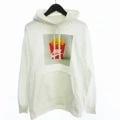 ナイキ NIKE パーカー プルオーバー 長袖 ポテトプリント 裏起毛 DM2275-100 白 ホワイト XLのサムネイル