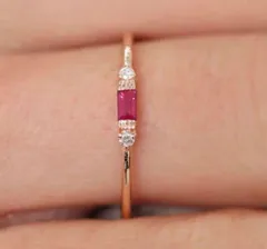 ルビー　リング　指輪　artificial 11号相当