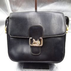 美品 セリーヌ オーストリッチレザー ショルダーバッグ ハンド