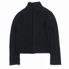 DOLCE&GABBANA ドルチェアンドガッバーナ ヴィンテージ ドライバーズニット ジャケット ブルゾン ブラック 48 M メンズ 【中古】