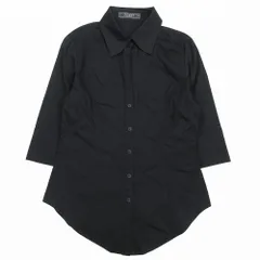 FOXEY フォクシー 27768 タイト ストレッチ シャツ ブラウス 長袖 トップス ブラック サイズ38 S レディース 【中古】のサムネイル