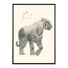 ♥岸派　虎　掛軸♥　岸篤　掛け軸　寅　トラ　骨董　古玩 ♥岸派 虎 掛軸♥ 岸篤 掛け軸 寅 トラ 岸駒 骨董 古玩