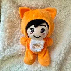 【匿名配送】ちびぬい用着ぐるみねこorange