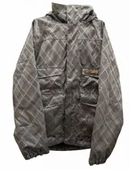 バートン スキーウェア スノーボードウエア スノボウェア ジャケット 上着 カーキ チェック M メンズ BURTON