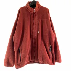 【中古】90s～00s patagonia シンチラ フリースジャケット レッド サイズXL ▲ジップ部分テープ欠損 パタゴニア[17]