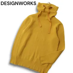 DESIGNWORKS デザインワークス アバハウス 秋冬 カシミヤ混 ウール★ ボリュームネック セーター ニット Sz.S メンズのサムネイル