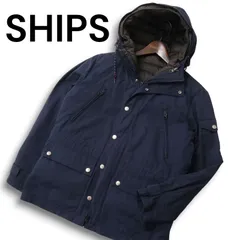 SHIPS シップス 秋冬 ダウン ライナー ベスト★ フーディー ジャケット Sz.S　メンズ ネイビー