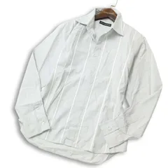 【美品】 SEDUCTION de NICOLE ニコル 通年★ 長袖 ストライプ シャツ Sz.46 メンズのサムネイル