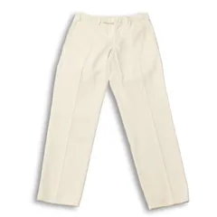 イタリア製★ SANTANIELLO サンタニエッロ 通年★ コットン スリム テーパード スラックス パンツ Sz.44 メンズ 白