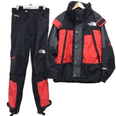 90s☆THE NORTH FACE スノーボードウェア ジャケット パンツ スキーウェア メンズ セットアップ 上下 フード襟元収納 マウンテンジャケット
