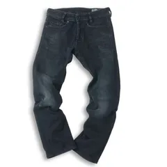 DIESEL ディーゼル 【AKEE 0858J】 ダメージ加工 ストレッチ スリム テーパード デニム パンツ ジーンズ Sz.27 メンズ