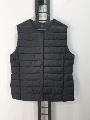 UNIQLO ユニクロ U ライトダウン ベスト ラウンドネック ブラック XL