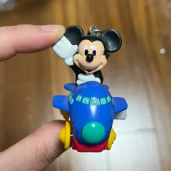 ヴィンテージ ディズニー ミッキーマウス 飛行機 キーホルダー