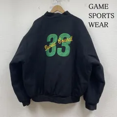 古着 GAME SPORTSWEAR スタジャン スタジアム ジャンパー ブルゾン スナップボタン ロゴ 刺繍 DISTRICT COUNCIL サイズ3XL メンズ - ISItems【USED】【古着】【中古】50148726