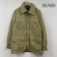 シアーズ 80s 90s 中綿 ブルゾン パファー ジャケット フルジップアップ 無地 メンズ S ISItems【USED】【古着】【中古】50148734