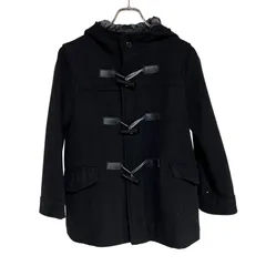 C409 COMME CA ISM コムサイズム ダッフル コート ブラック ジャケット ウール キッズ 150A