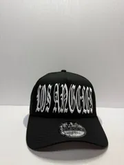 Newera ロサンゼルスドジャース ゴシックスクリプト 9forty A-FRAME スナップバックキャップ ブラックカラー