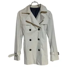 C409 iCB アイシービー トレンチ コート オフホワイト カジュアル レディース 11