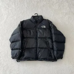 L THE NORTH FACE ザノースフェイス ヌプシ 700 ブラック ダウン 100