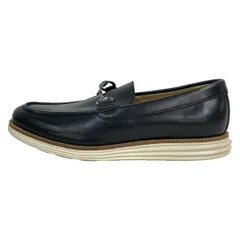 COLE HAAN(コールハーン) ローファー 7 1/2 M メンズ - 黒 ビット レザー