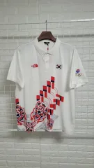 XXXL ノースフェイス 白 オリンピック 韓国国家代表 チームコリア ピケポロシャツ XXXL