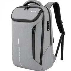 【在庫処分】防災 bag USB充電機能付き 大容量 30L PCビジネスリュック 旅行 学生 17インチ バッグ バックパック 防水 通勤 リュックサック 修学 メンズ 男女兼用 多機能 リュック A4収納 [AISFA] 多ポケット