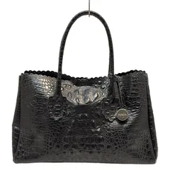 FURLA(フルラ) トートバッグ - 黒 型押し加工 レザー