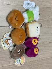大パンアーケード キーホルダー キルティングバッグ さつまいも あんぱん きのこ フラッフィー キーホルダー
