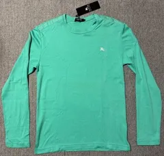 【未使用タグ付き】バーバリーブラックレーベル ロンT グリーン サイズ2