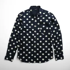 45rpm ドット Indigo シャツ 3サイズ (オススメ 55-66)