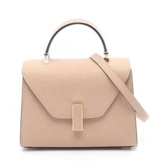 ヴァレクストラ Valextra ハンドバッグ マイクロ イジィデ WBES0022028LOC99MBC ベージュ レザー 2wayショルダー レディース 新品
