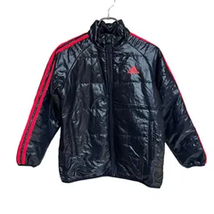 C409 adidas アディダス ジャケット ジャンパー ブルゾン ネイビー ジップアップ キッズ 140