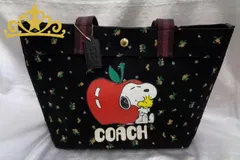COACH スヌーピー キャンバス トートバッグ レディース コーチ