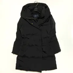 FRAMe WORK フレームワーク リモンタフードダウンコート ブラック フーデット ロング ゴールドジップ 完売品 38 Mサイズ