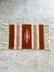 Vintage Chimayo Rug "fade pink"