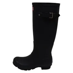 HUNTER(ハンター) レインブーツ 38 レディース - 黒