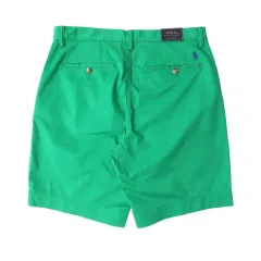 ポロラルフローレン グリーン Classic フィット アトリエナイン チノ ショーツ