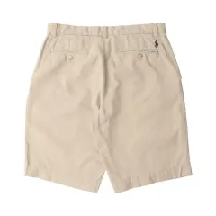 ポロ ラルフローレン ベージュ コットン チノ ショーツ